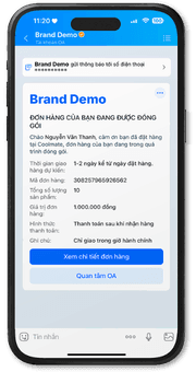 Tin Giao Dịch - Xác thực đơn hàng