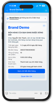 Tin Giao Dịch - Xác thực đơn hàng